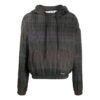 Off-White para hombre, colección primavera-verano 2022, sudadera con capucha de manga larga a rayas, color negro