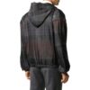 Off-White para hombre, colección primavera-verano 2022, sudadera con capucha de manga larga a rayas, color negro
