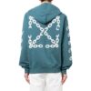 Off-White para hombre, colección primavera-verano 2022, versión con estampado de letras, azul