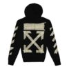 Off-White para hombre con correa de goma y estampado de flechas, negro clásico