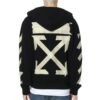 Off-White para hombre con correa de goma y estampado de flechas, negro clásico