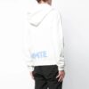 Off-White para hombre con cremallera y logotipo, blancas