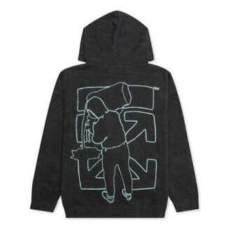 Off-White para hombre con estampado de Arrows en gris