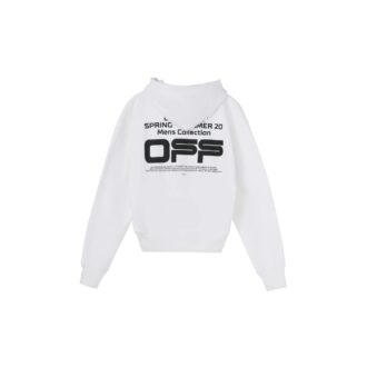 Off-White para hombre con estampado de eslogan y logotipo ondulado