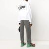 Off-White para hombre con estampado de eslogan y logotipo ondulado