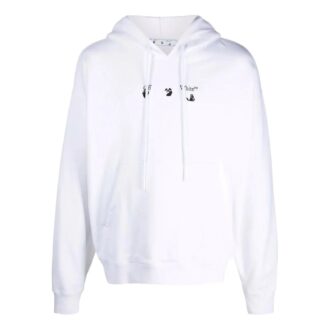Off-White para hombre con estampado de logotipo y cordón, blanco