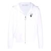Off-White para hombre con estampado de logotipo y cremallera, blanco