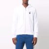 Off-White para hombre con estampado de logotipo y cremallera, blanco