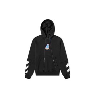 Off-White para hombre con estampado de personajes en negro