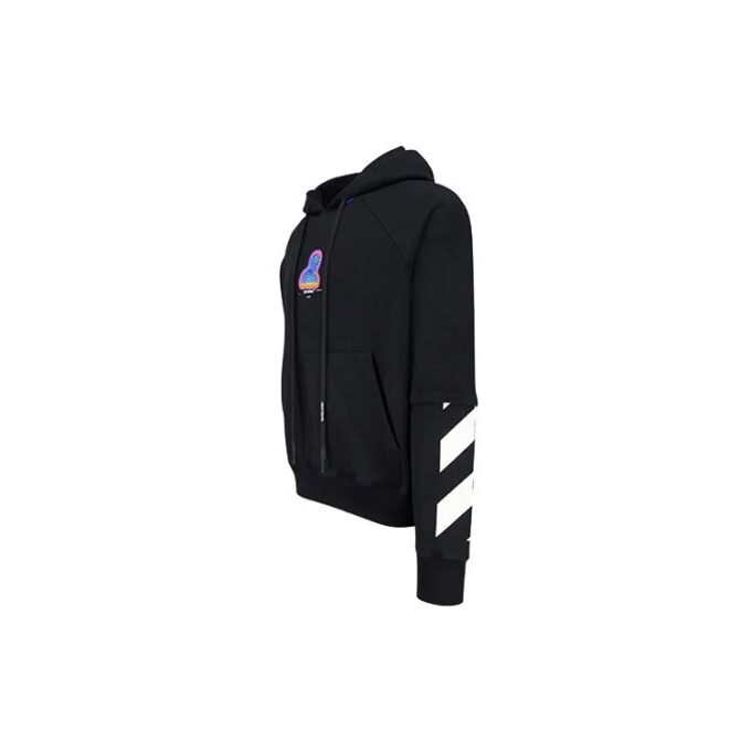 Off-White para hombre con estampado de personajes en negro