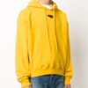Off-White para hombre con estampado del logotipo en amarillo