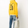 Off-White para hombre con estampado del logotipo en amarillo