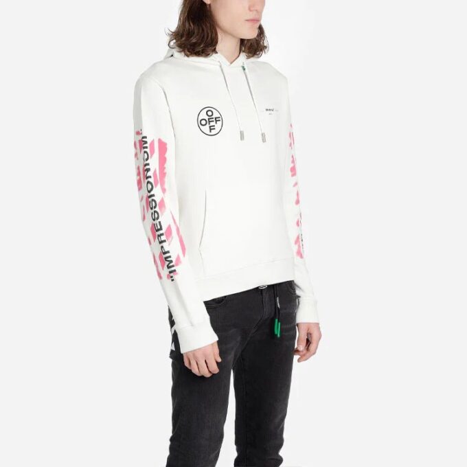 Off-White para hombre con logotipo, blanco