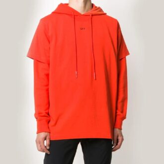 Off-White para hombre con logotipo de Arrows, naranja y rojo