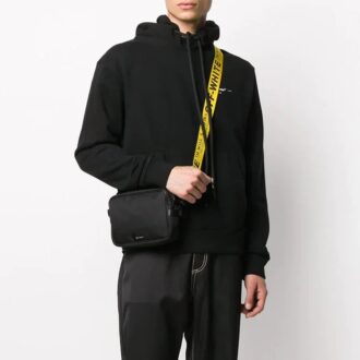 Off-White para hombre con logotipo de flecha, negro