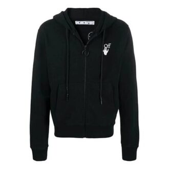 Off-White para hombre con logotipo en negro
