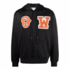Off-White para hombre con logotipo, negro