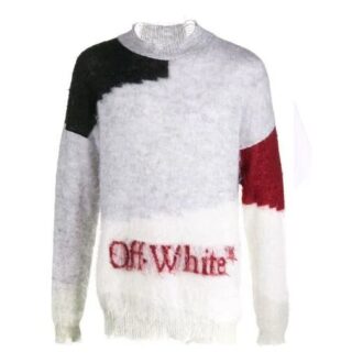Off-White para hombre con logotipo y bloques de color, versión estándar, gris