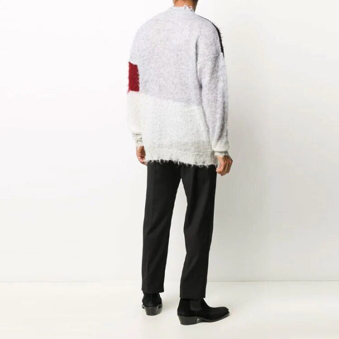 Off-White para hombre con logotipo y bloques de color, versión estándar, gris