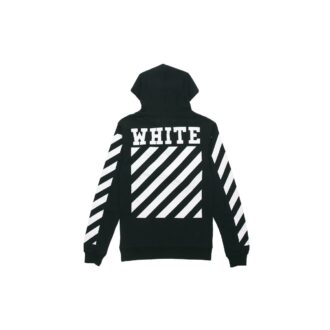 Off-White para hombre con rayas pintadas en negro