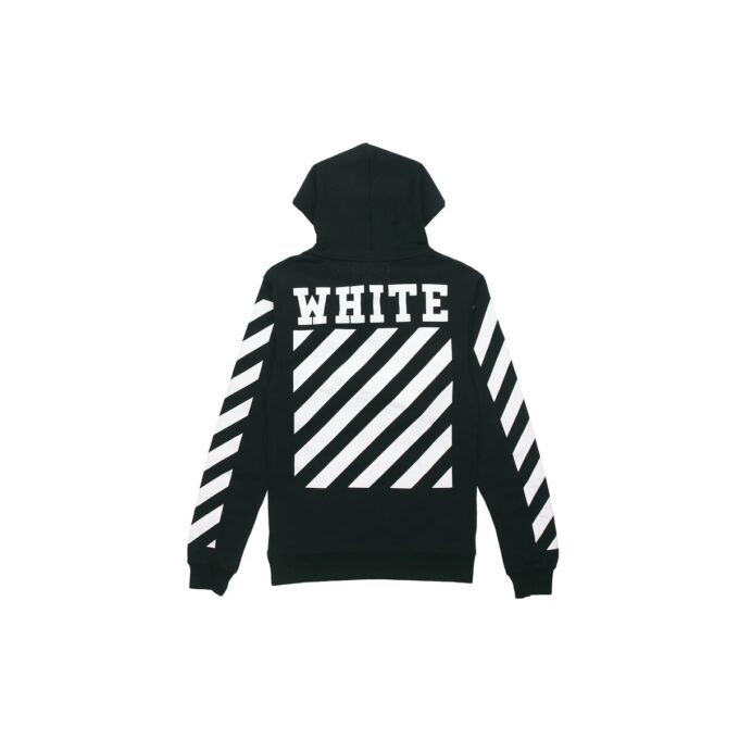 Off-White para hombre con rayas pintadas en negro