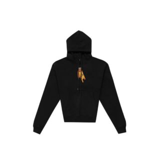 Off-White para hombre de algodón con estampado de flechas, negro