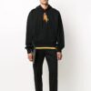 Off-White para hombre de algodón con estampado de flechas, negro