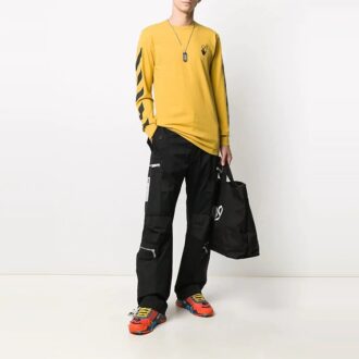 Off-White para hombre, estampado, amarillo