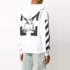 Off-White para hombre, estampado blanco
