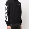 Off-White para hombre, estampado de color liso, negro