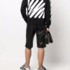 Off-White para hombre, estampado de color liso, negro