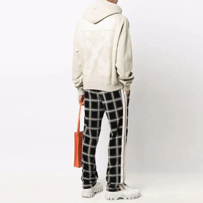 Off-White para hombre FW21 Arrow de corte holgado, color beige