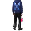 Off-White para hombre FW21 con cremallera a rayas, versión estándar, azul