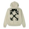 Off-White para hombre FW21 con estampado de Arrows, corte holgado, color caqui claro