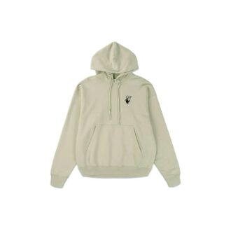 Off-White para hombre FW21 con estampado de Arrows, corte holgado, color caqui claro