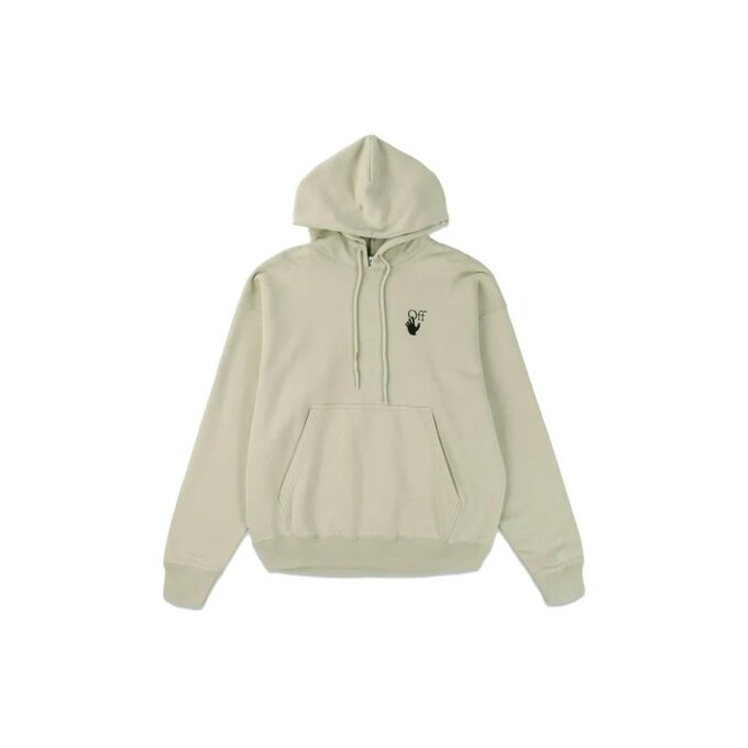 Off-White para hombre FW21 con estampado de Arrows, corte holgado, color caqui claro
