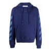 Off-White para hombre FW21 con estampado de flechas, corte holgado, azul