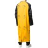 Off-White para hombre FW22 Chaqueta cortavientos amarilla de corte holgado con logo estampado en la solapa