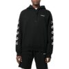 Off-White para hombre FW22 con estampado en la espalda, con capucha y manga larga, versión estándar, negro