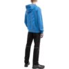 Off-White para hombre FW22, versión de manga larga con capucha y estampado de rayas en la espalda, color liso, azul