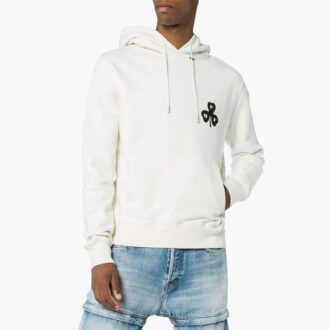 Off-White para hombre, liso, manga larga, blanco