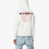 Off-White para hombre, liso, manga larga, blanco