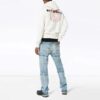 Off-White para hombre, liso, manga larga, blanco