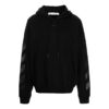 Off-White para hombre, punto de tejido liso con estampado de Arrows, negro
