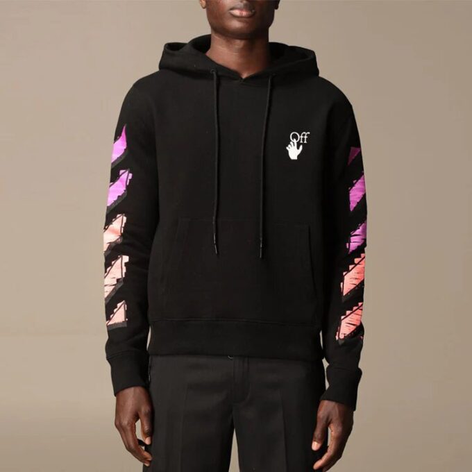 Off-White para hombre, rayas, cordón, negro
