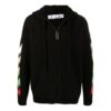 Off-White para hombre SS21 de ante a rayas en negro