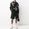 Off-White para hombre SS21 Jersey de punto intarsia negro