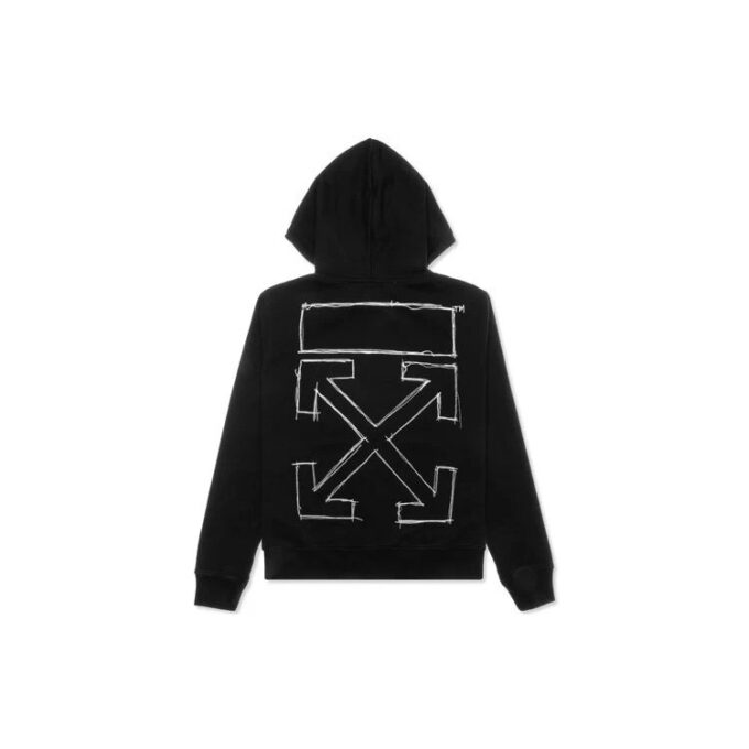 Off-White para hombre, talla pequeña, estampado de caracteres, negro