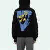 Off-White para hombre, temporada primavera-verano 2021, estampado de letras, negro