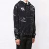 Off-White para hombre, temporada primavera-verano 2021, estampado grande, negro
